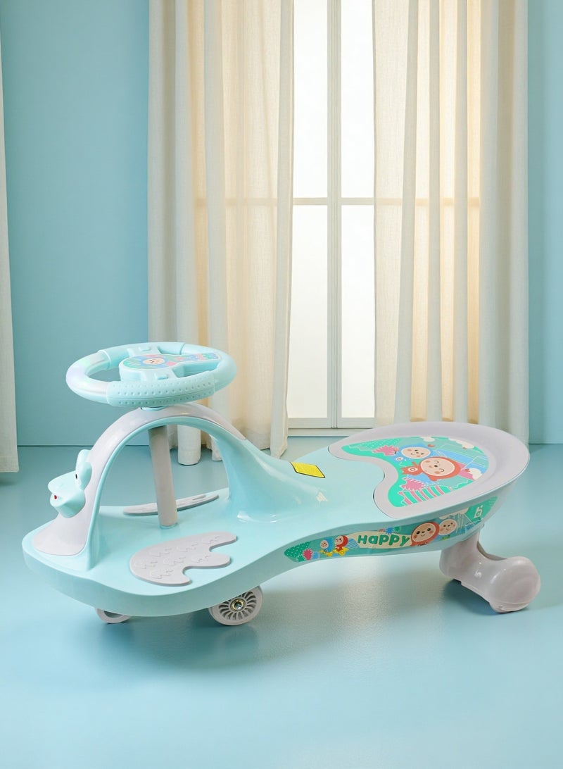 إيزي فيتشور سيارة تويستر السحرية للأطفال من إيزي فيوتشر، سيارة متأرجحة مع موسيقى، لعبة ركوب ممتعة للأطفال الصغار من الأولاد والبنات - Image 1